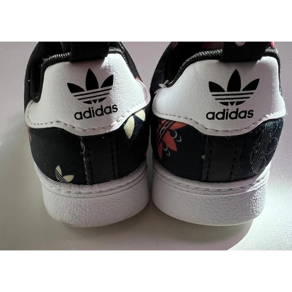 Adidas Superstar 360 Kids Slip On Shoes Black Multi Color GX1971‎ Size 6K